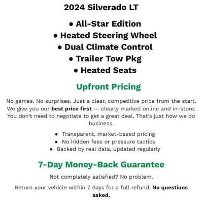 2024 Chevrolet Silverado 1500 LT (2FL)