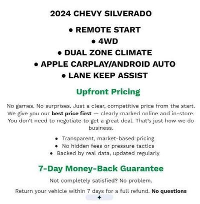 2024 Chevrolet Silverado 1500 LT (2FL)