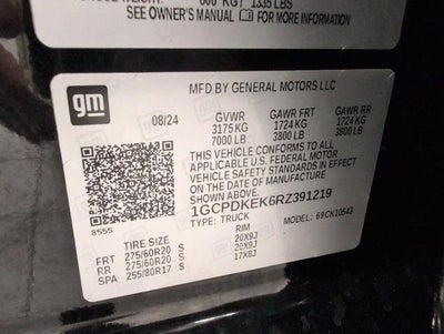 2024 Chevrolet Silverado 1500 LT (2FL)