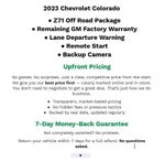 2023 Chevrolet Colorado Z71