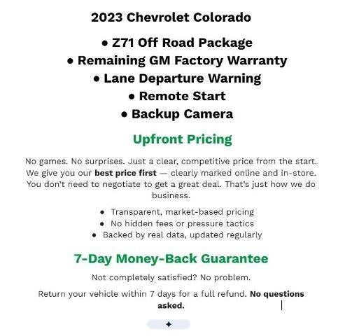 2023 Chevrolet Colorado Z71