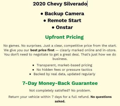 2020 Chevrolet Silverado 1500 Custom