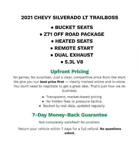 2021 Chevrolet Silverado 1500 LT Trail Boss