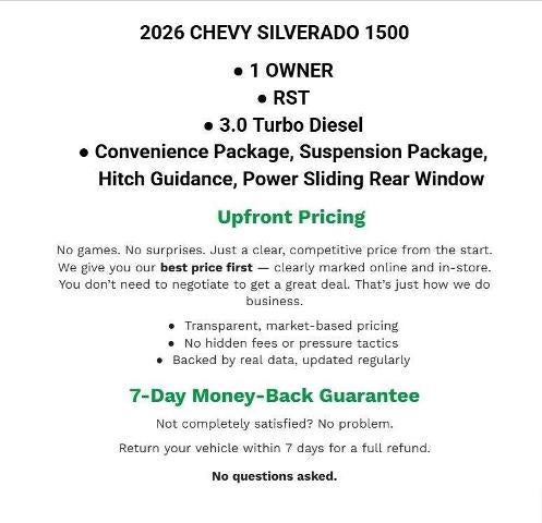 2026 Chevrolet Silverado 1500 RST