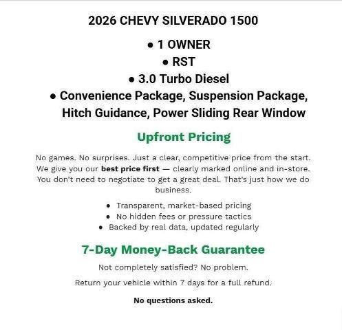 2026 Chevrolet Silverado 1500 RST