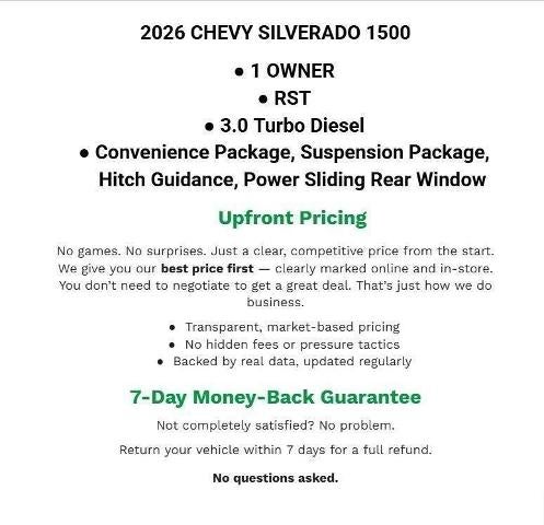 2026 Chevrolet Silverado 1500 RST
