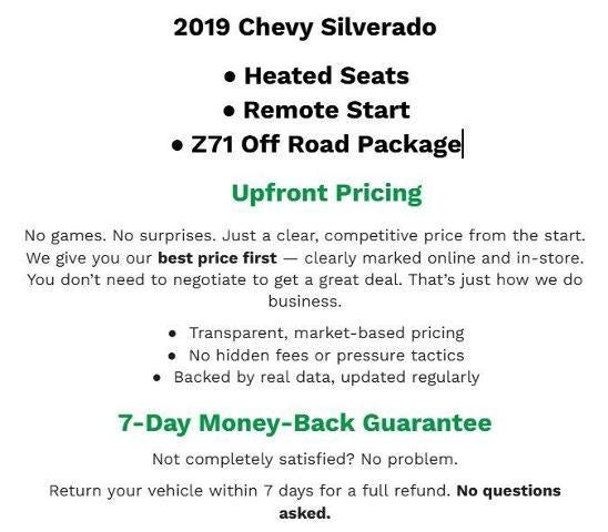 2019 Chevrolet Silverado 1500 LT
