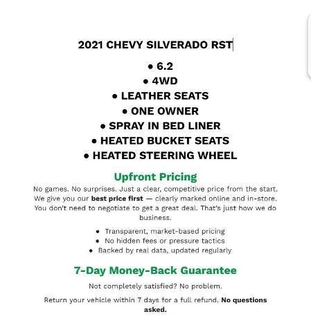 2021 Chevrolet Silverado 1500 RST