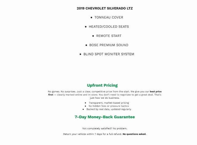 2019 Chevrolet Silverado 1500 LTZ
