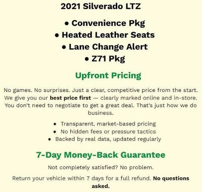 2021 Chevrolet Silverado 1500 LTZ
