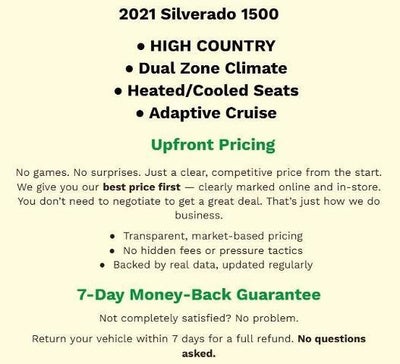 2021 Chevrolet Silverado 1500 High Country
