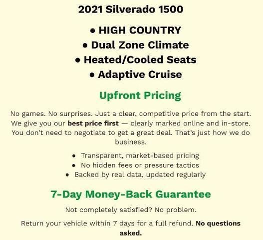 2021 Chevrolet Silverado 1500 High Country