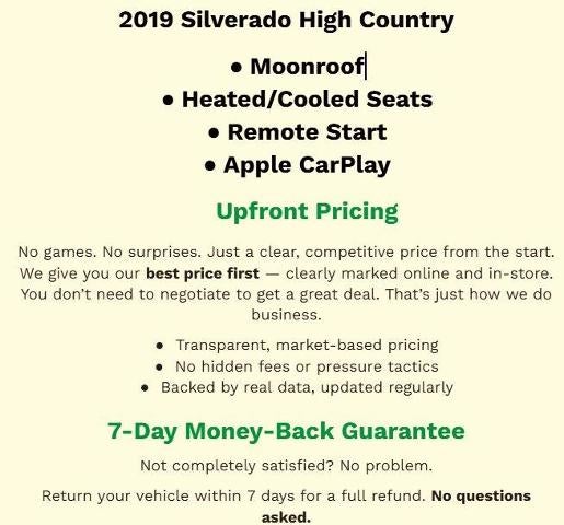 2019 Chevrolet Silverado 1500 High Country