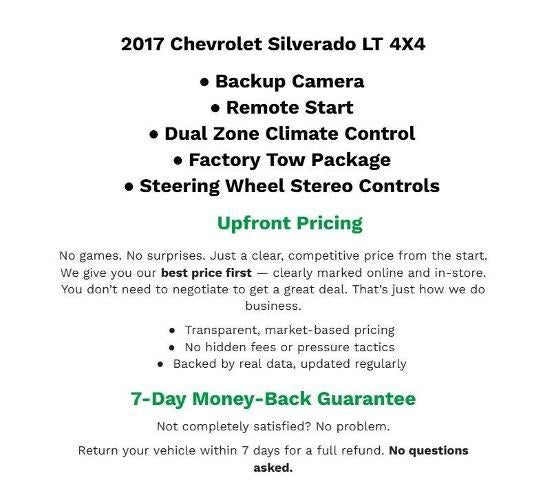 2017 Chevrolet Silverado 1500 LT