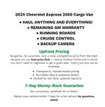 2024 Chevrolet Express Cargo 2500 Base