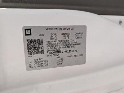 2021 Chevrolet Express Cargo 2500 Base