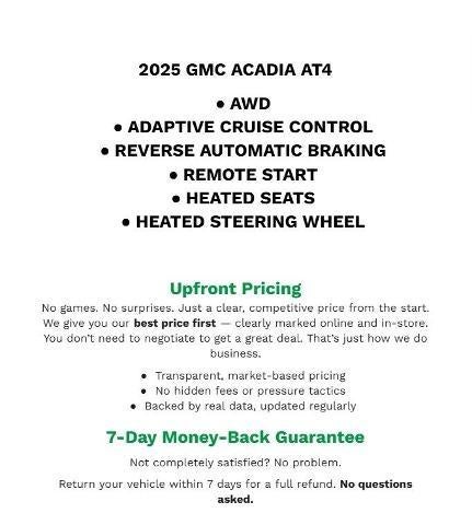 2025 GMC Acadia AT4
