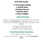 2015 GMC Acadia SLE