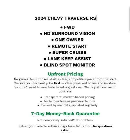 2024 Chevrolet Traverse RS