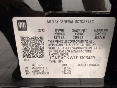 2023 Chevrolet Traverse LT Cloth