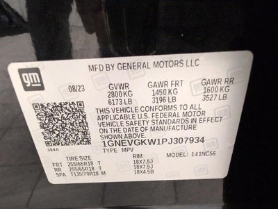 2023 Chevrolet Traverse LT Cloth