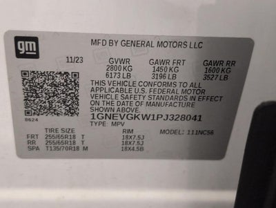 2023 Chevrolet Traverse LT Cloth