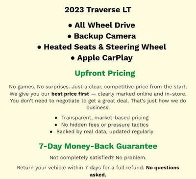 2023 Chevrolet Traverse LT Cloth