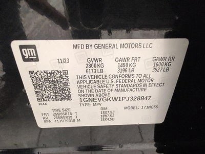 2023 Chevrolet Traverse LT Cloth