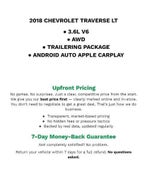 2018 Chevrolet Traverse LT Cloth