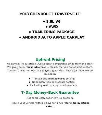 2018 Chevrolet Traverse LT Cloth