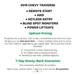 2019 Chevrolet Traverse LT Cloth