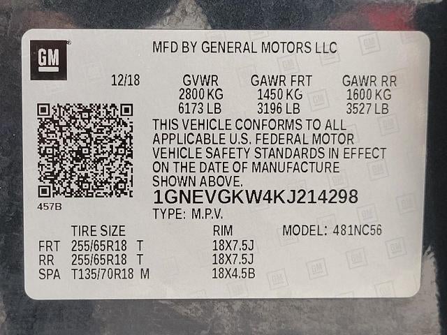 2019 Chevrolet Traverse LT Cloth