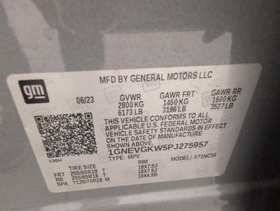 2023 Chevrolet Traverse LT Cloth