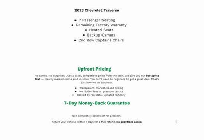 2023 Chevrolet Traverse LT Cloth