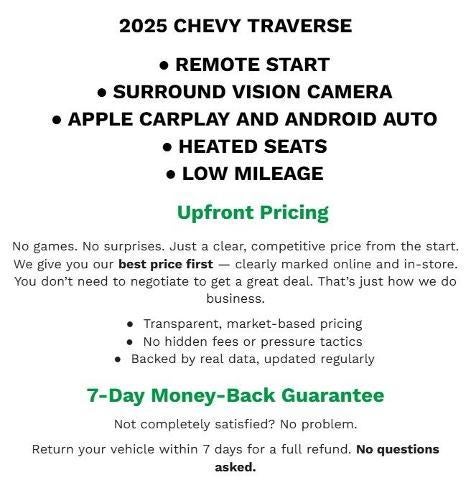 2025 Chevrolet Traverse LT