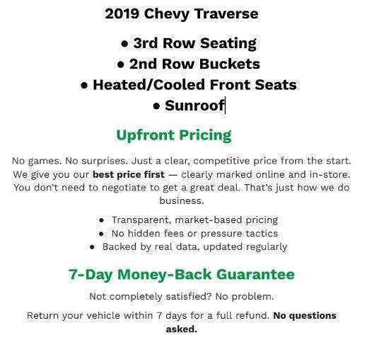 2019 Chevrolet Traverse High Country