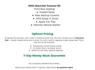 2024 Chevrolet Traverse RS