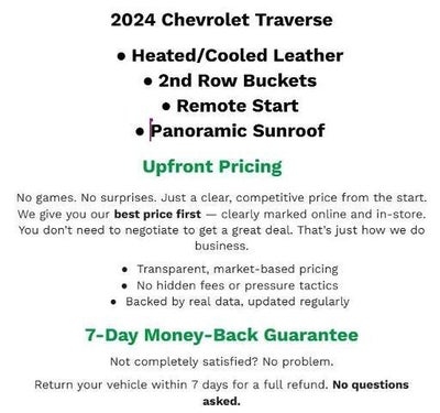 2024 Chevrolet Traverse RS