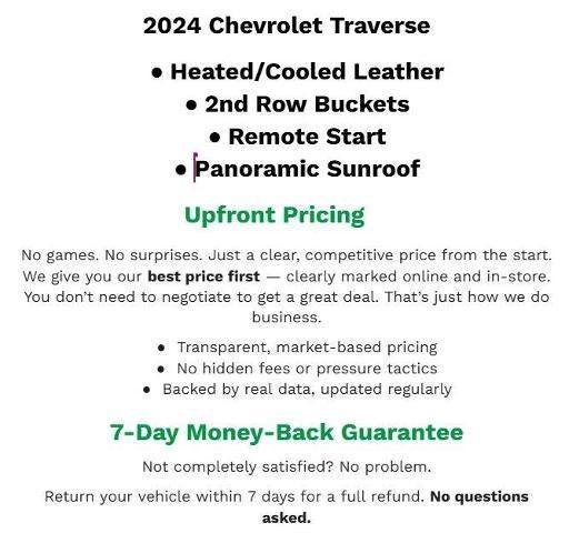 2024 Chevrolet Traverse RS