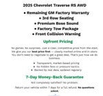 2025 Chevrolet Traverse RS