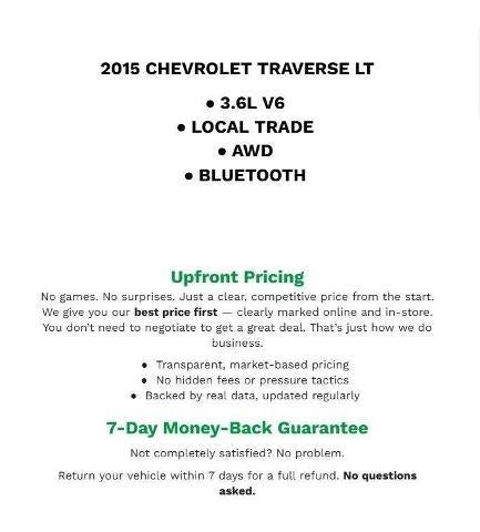 2015 Chevrolet Traverse LT