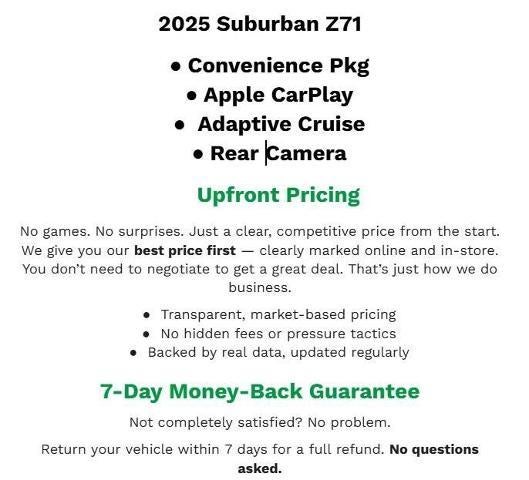 2025 Chevrolet Suburban Z71