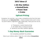 2012 Chevrolet Tahoe LT