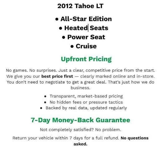 2012 Chevrolet Tahoe LT