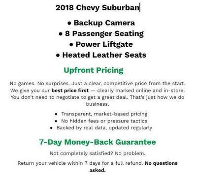 2018 Chevrolet Suburban LT