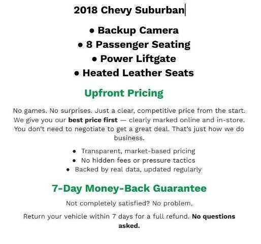 2018 Chevrolet Suburban LT