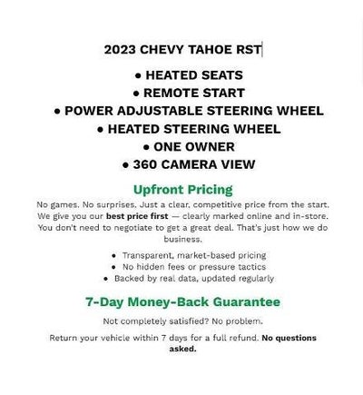 2023 Chevrolet Tahoe RST