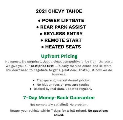 2021 Chevrolet Tahoe RST