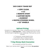 2021 Chevrolet Tahoe RST