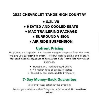 2022 Chevrolet Tahoe High Country